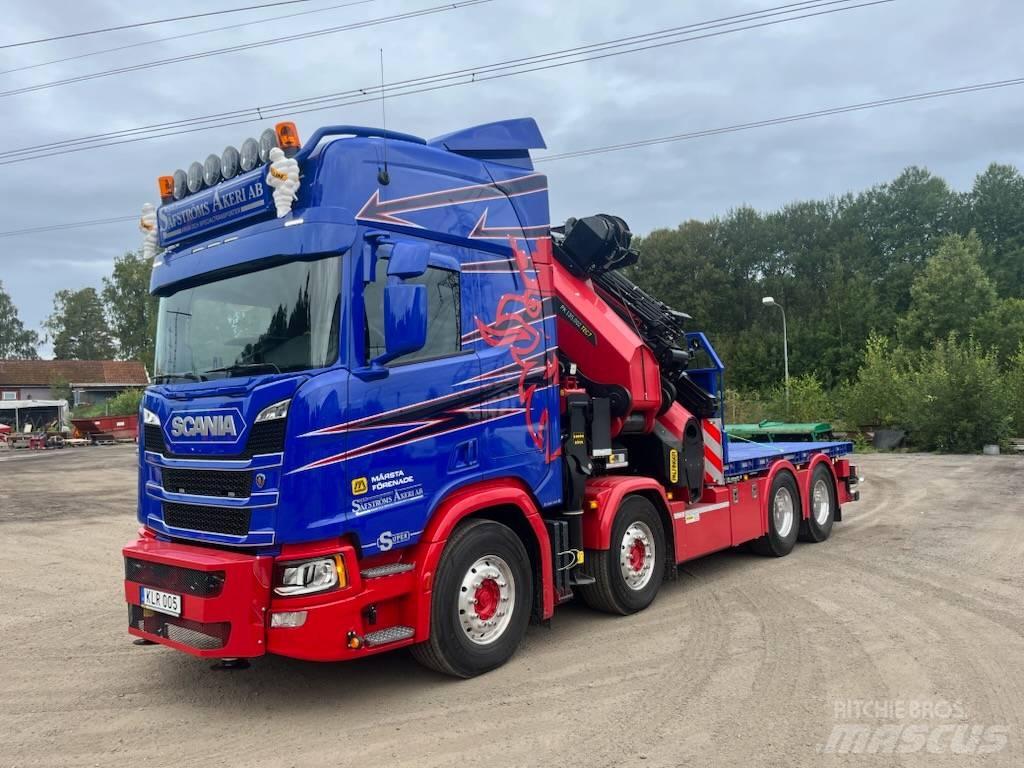Scania R 560 Autojeřáby, hydraulické ruky