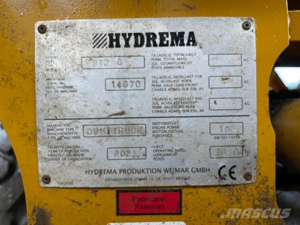 Hydrema 912 G Kloubové dempry
