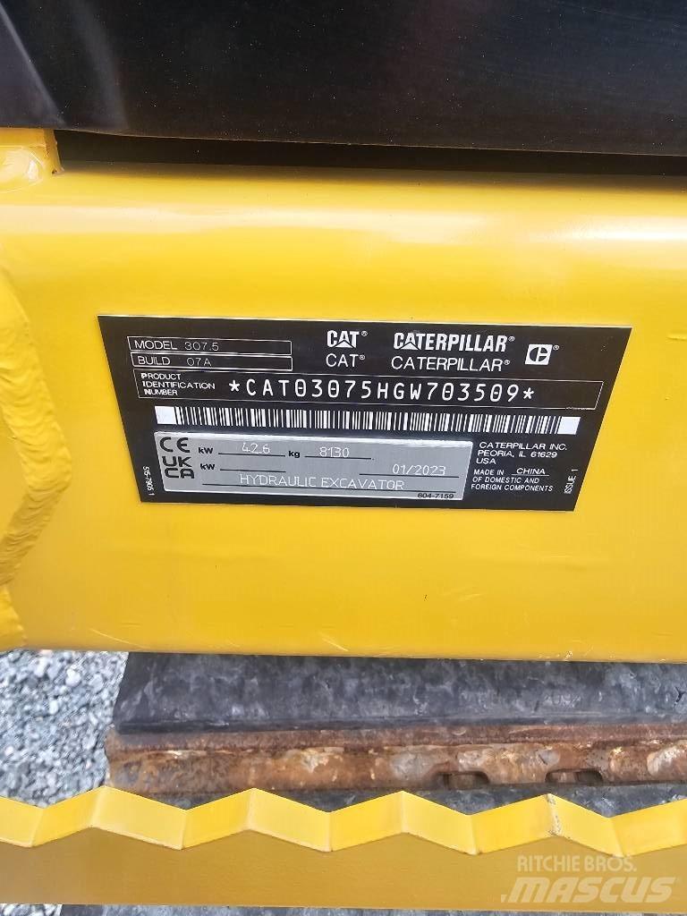CAT 307.5 Midi rýpadla 7t - 12t