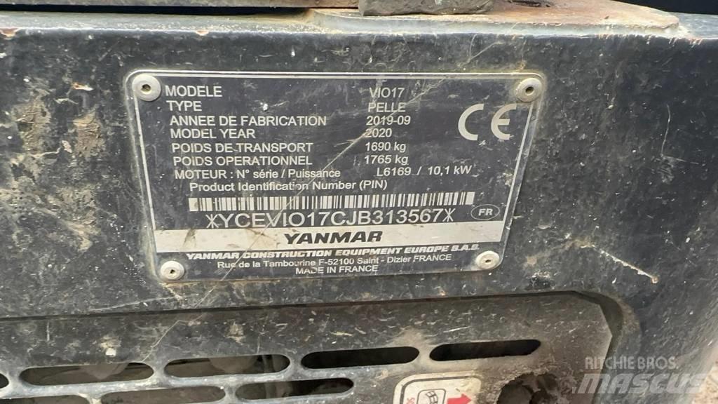 Yanmar Vio 17 Mini rýpadla < 7t