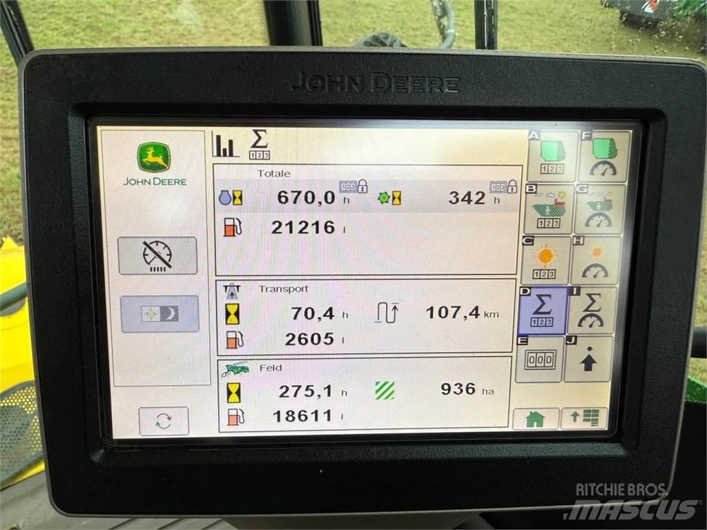 John Deere 9600i Samojízdné sekačky