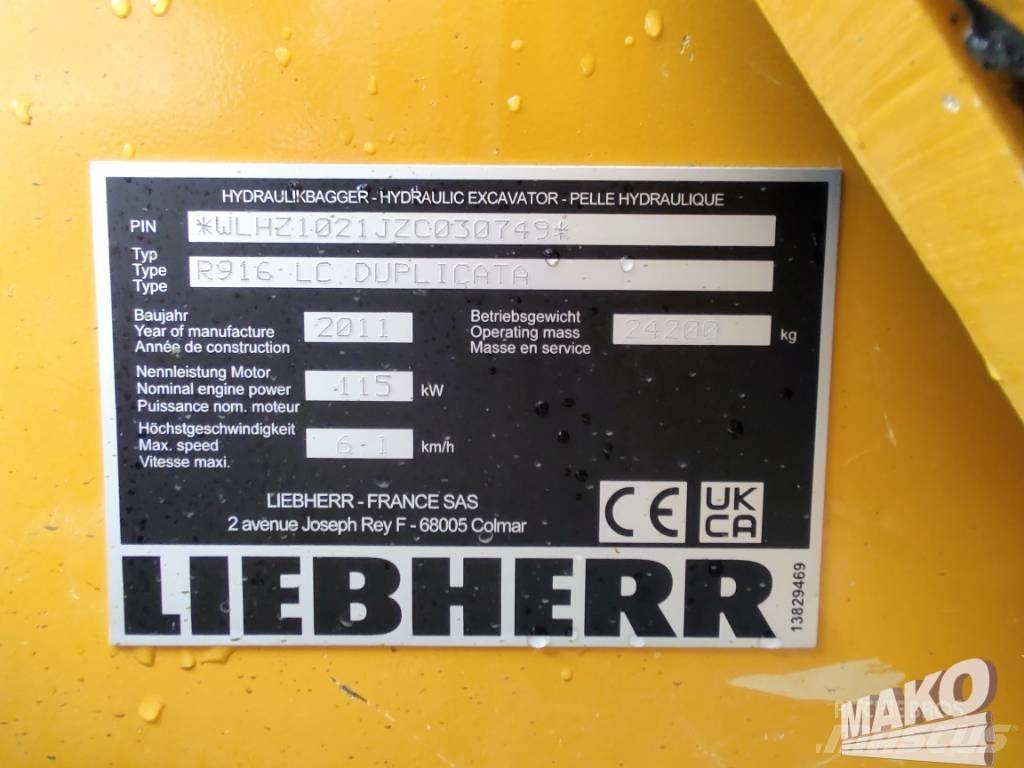Liebherr R 916 Pásová rýpadla