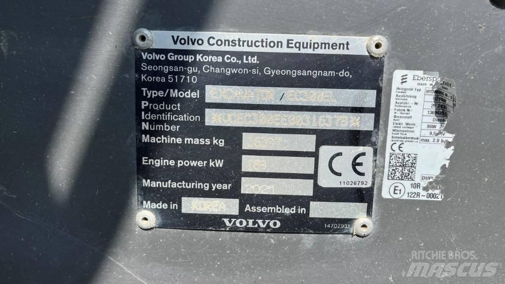 Volvo EC300EL Pásová rýpadla