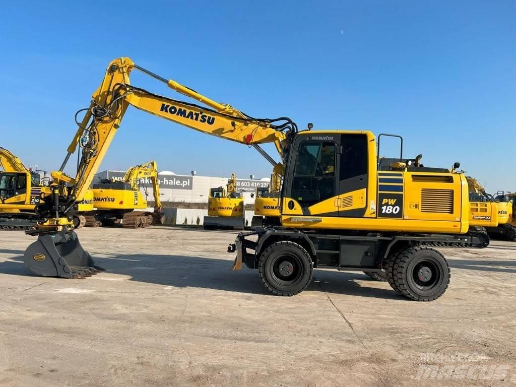 Komatsu PW 180-11 Kolová rýpadla