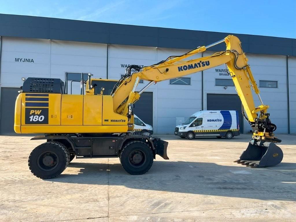 Komatsu PW 180-11 Kolová rýpadla