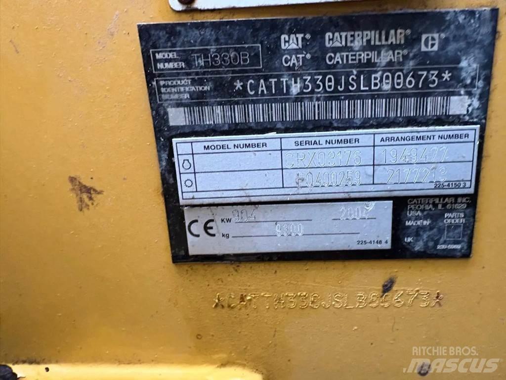 CAT TH330B Teleskopické nakladače pro zemědělství