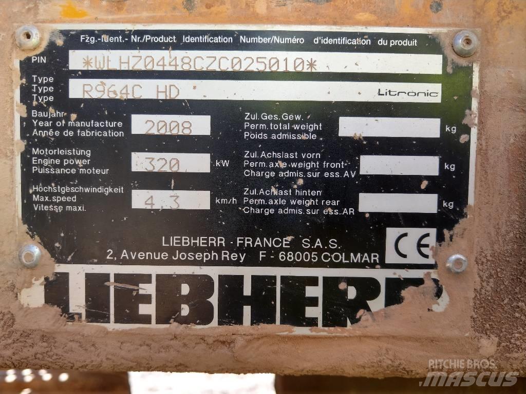 Liebherr R 964 C HD Pásová rýpadla