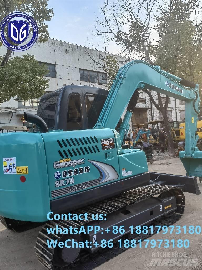 Kobelco SK75-8 Pásová rýpadla