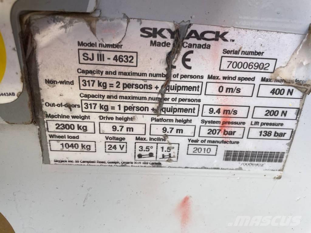 SkyJack SJ III 4632 Nůžková zvedací plošina