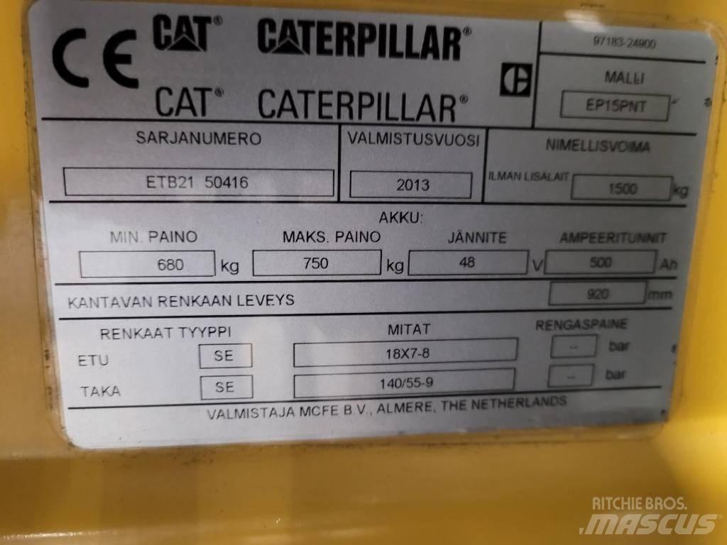 CAT EP15PNT Akumulátorové vozíky