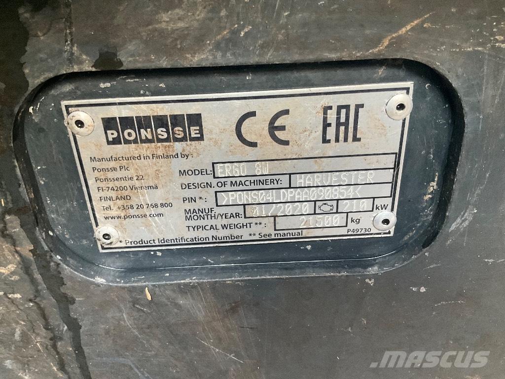 Ponsse ERGO 8W Harvestory