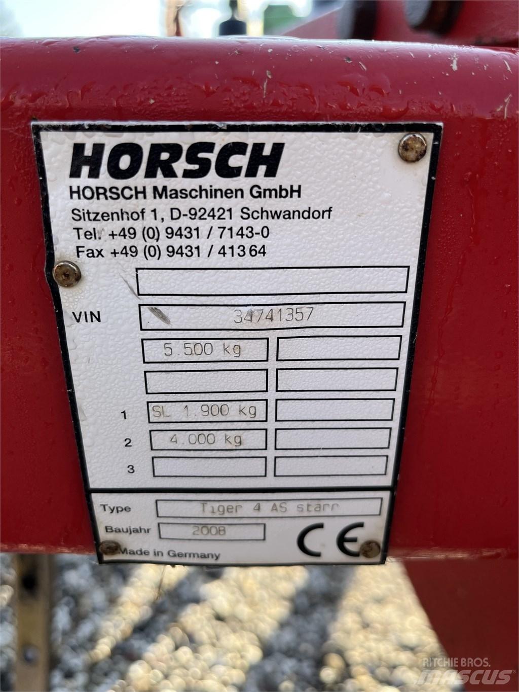Horsch Tiger 4 AS Brány