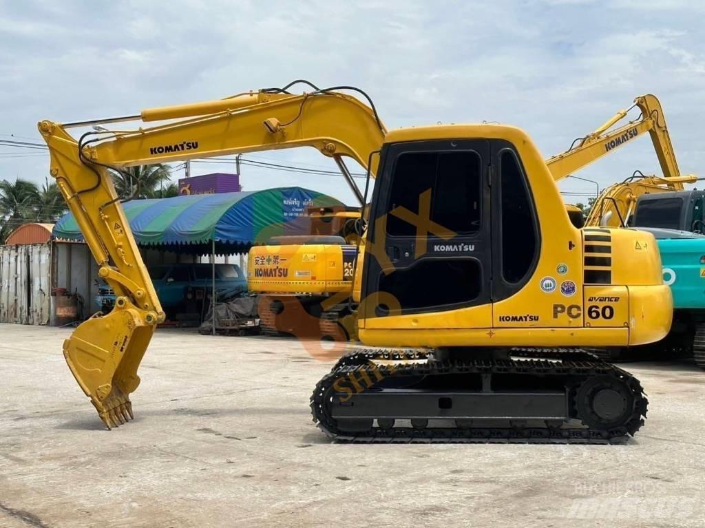 Komatsu PC 60 Pásová rýpadla