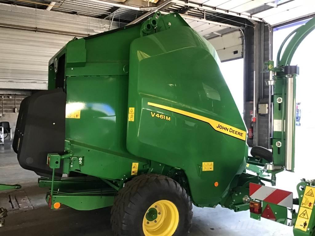 John Deere V461M Lis na válcové balíky
