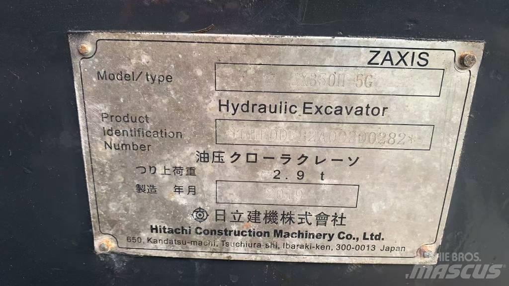 Hitachi zaxis350 Pásová rýpadla