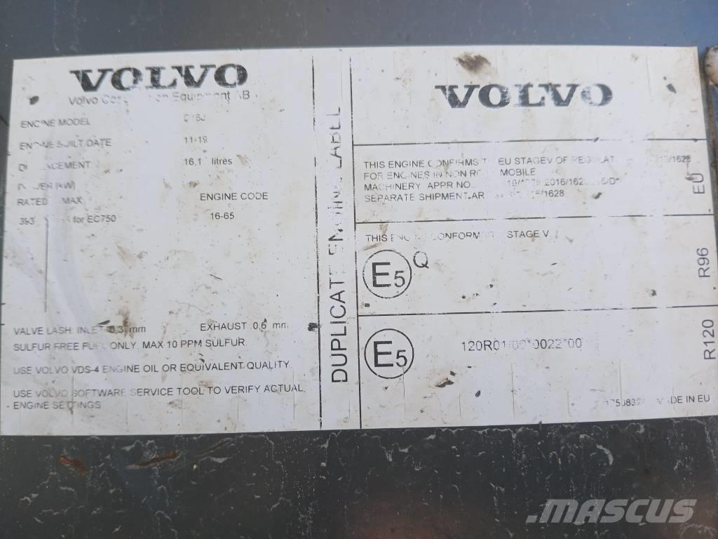 Volvo EC 750 E Pásová rýpadla