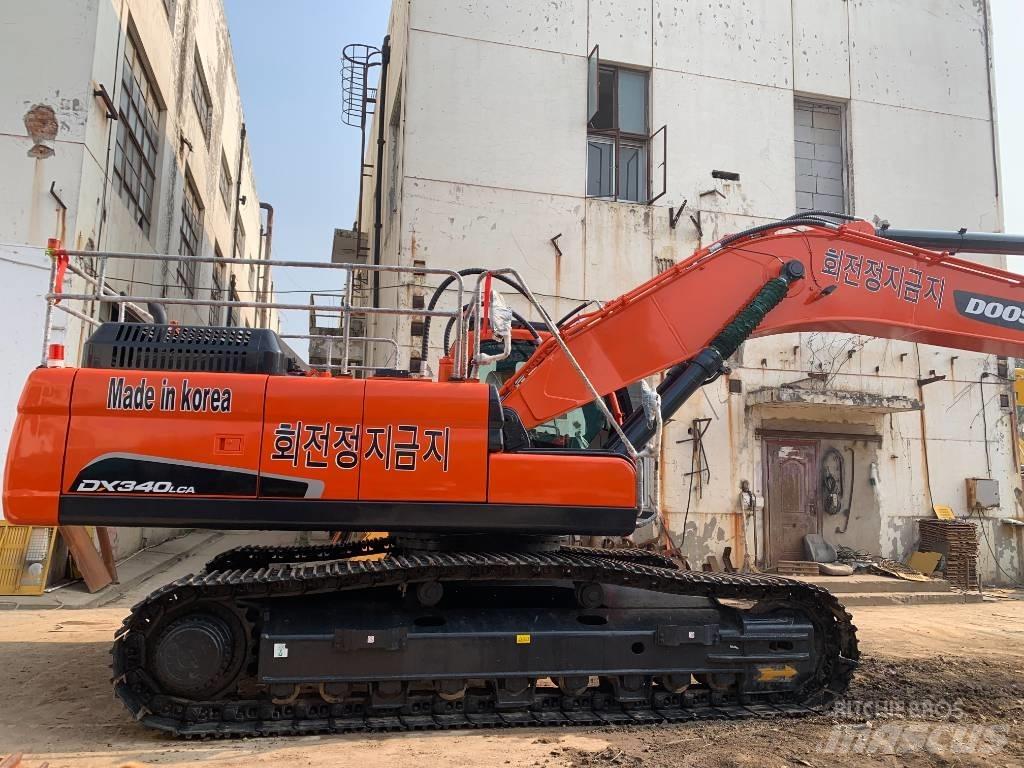 Doosan DX 340 LCA Pásová rýpadla