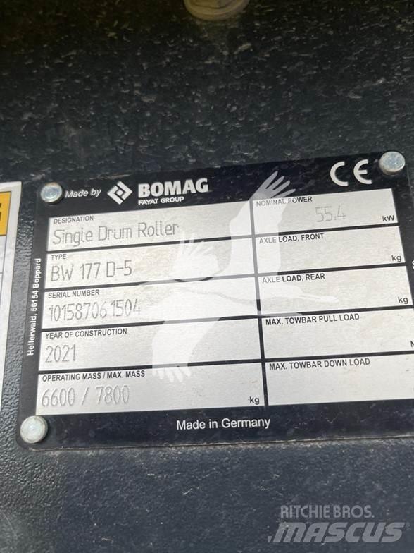 Bomag BW177D-5 Tahačové válce