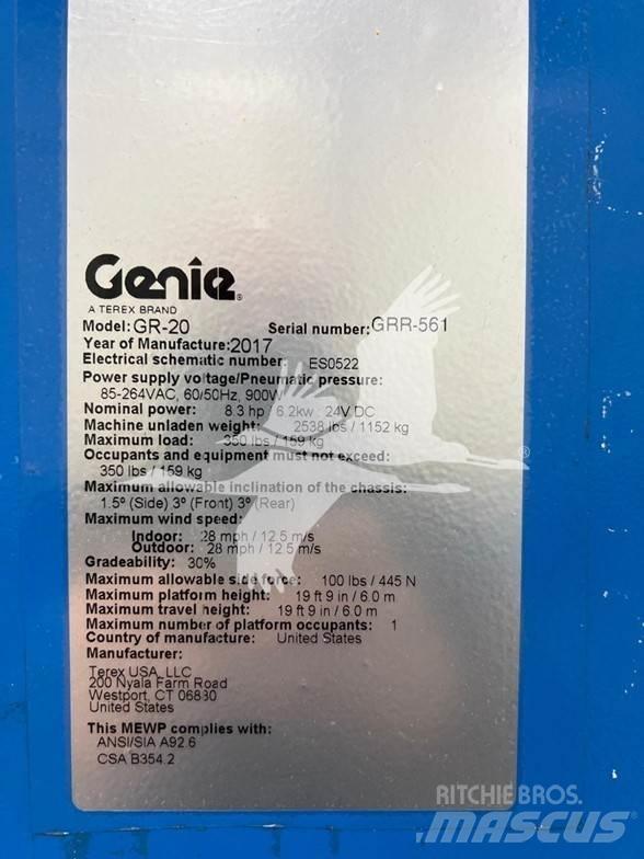 Genie GR20 Vertikální sloupové výtahy