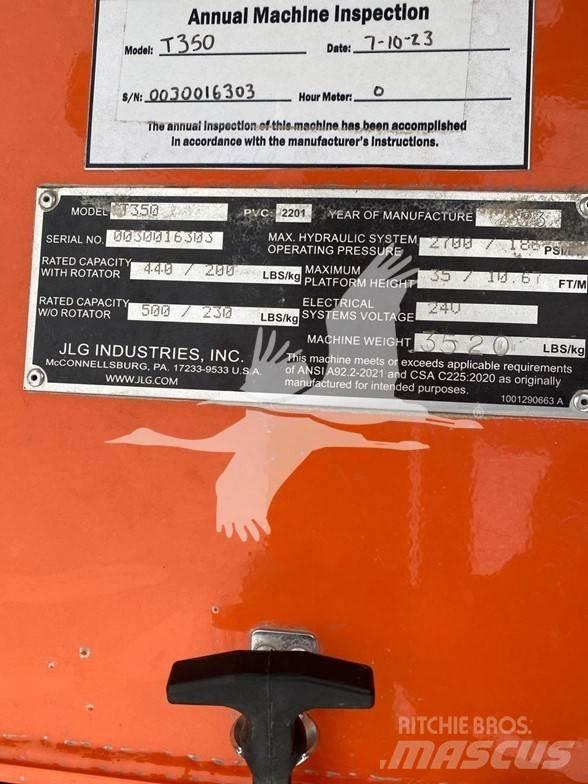 JLG T350 Přívěsové plošiny