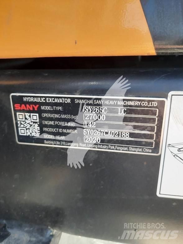 Sany SY265CLR Pásová rýpadla
