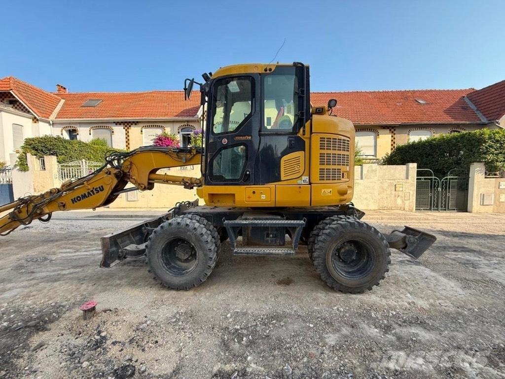 Komatsu PW 118 Kolová rýpadla