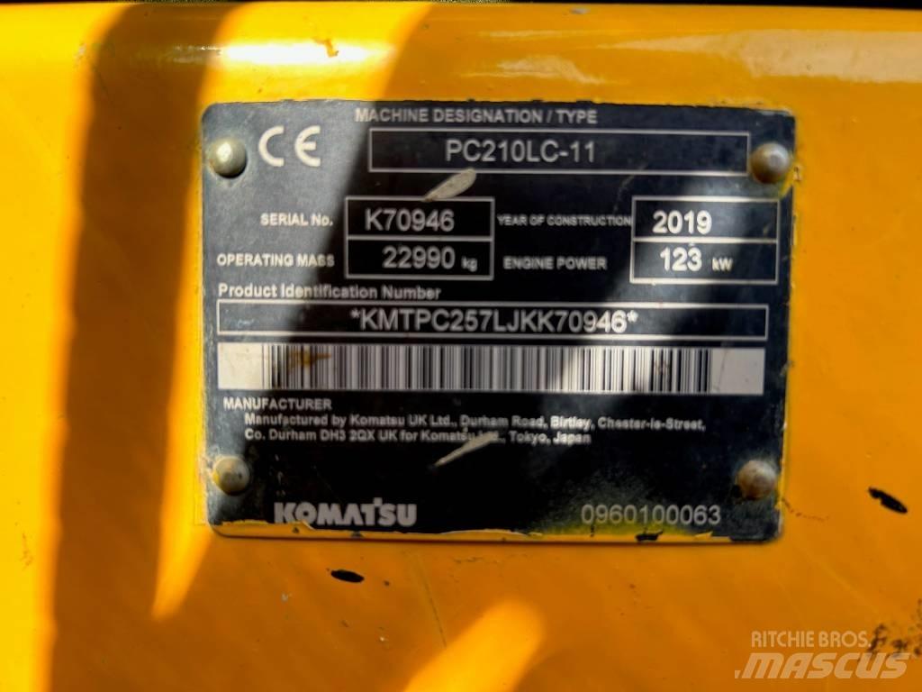 Komatsu PC 210 LC-11 Pásová rýpadla