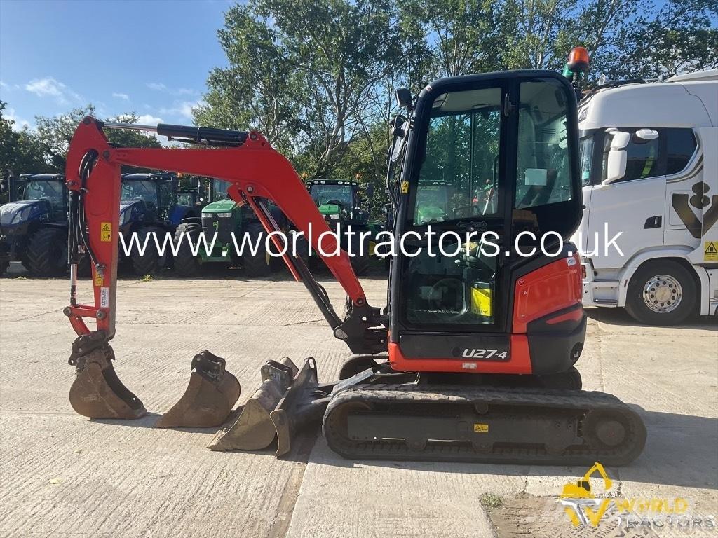 Kubota U 27-4 Mini rýpadla < 7t
