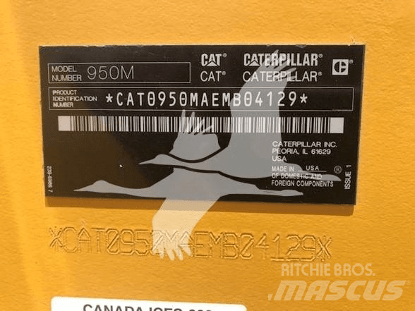CAT 950M Kolové nakladače