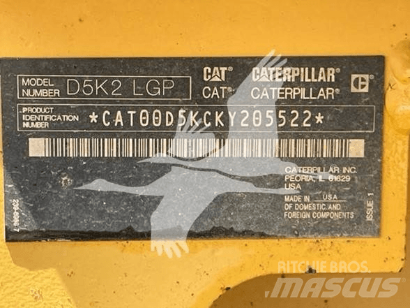 CAT D5K2 LGP Pásové dozery