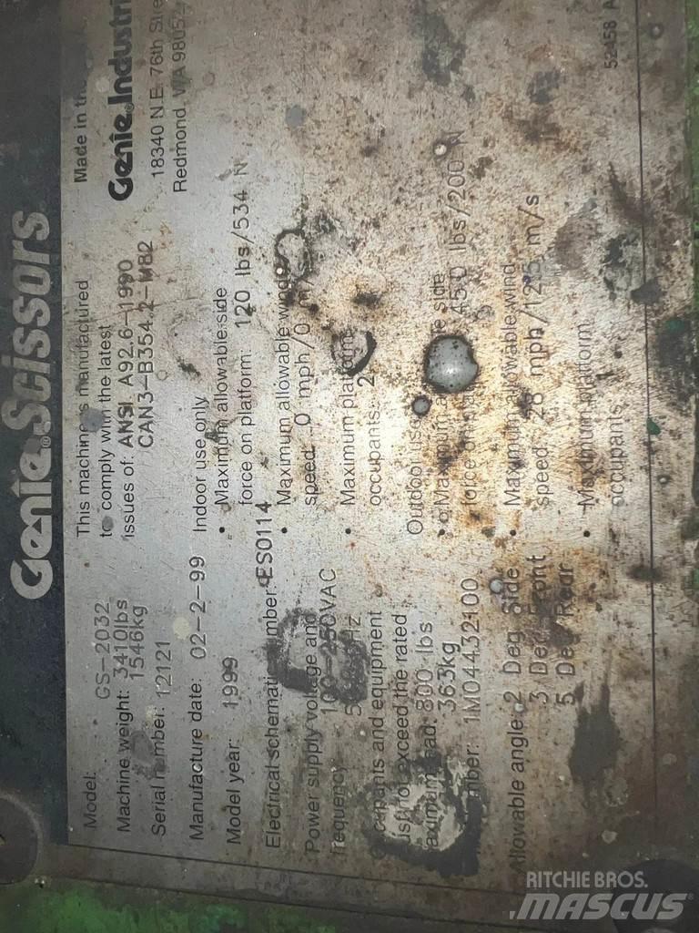 Genie GS-2032 Další zvedače a plošiny