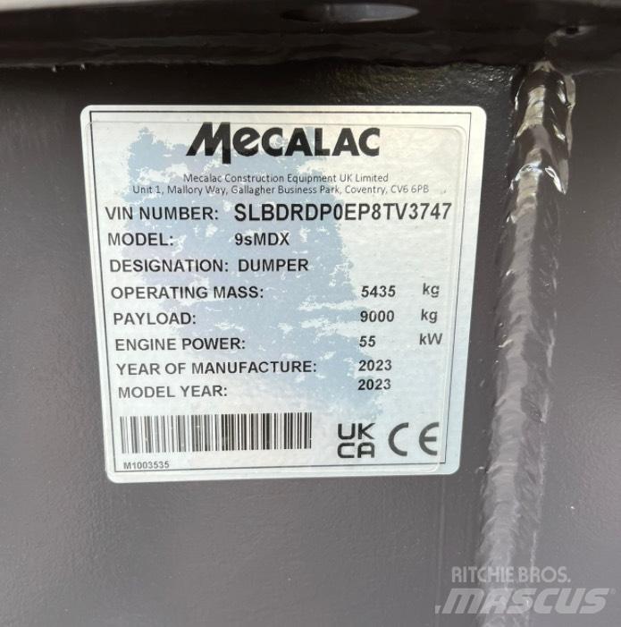 Mecalac 9smdx Kloubové dempry