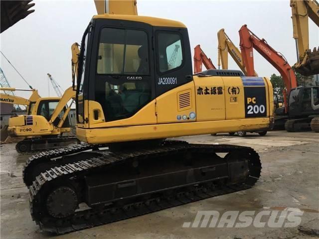 Komatsu pc200-7 Pásová rýpadla