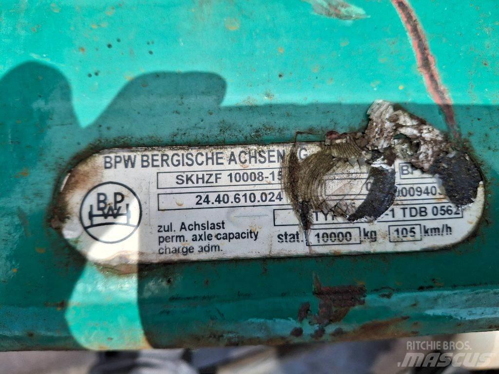 BPW SKHZF 10008-15 Nápravy