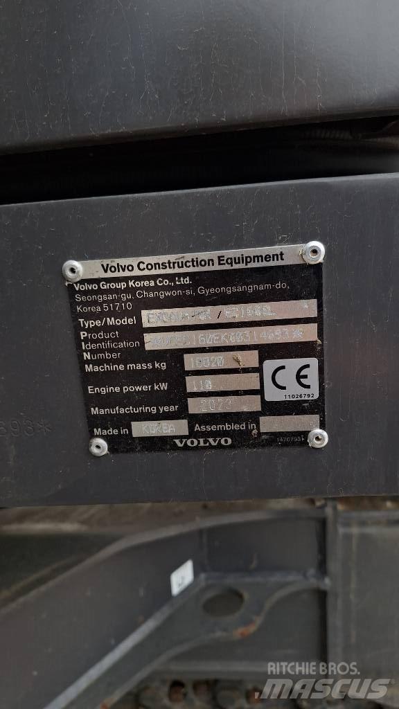 Volvo EC 160 EL Pásová rýpadla
