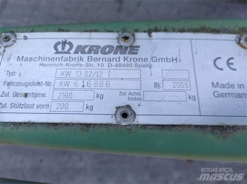Krone KW1302/12T Obraceče a shrabovače sena