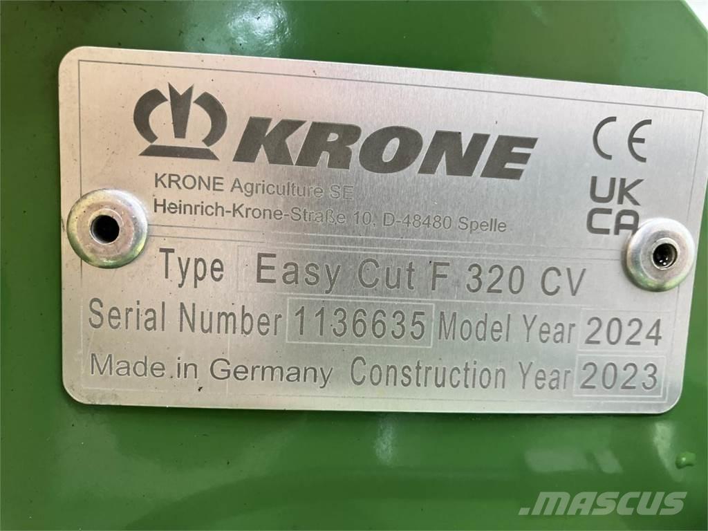 Krone EC F 320 CV Žací stroje