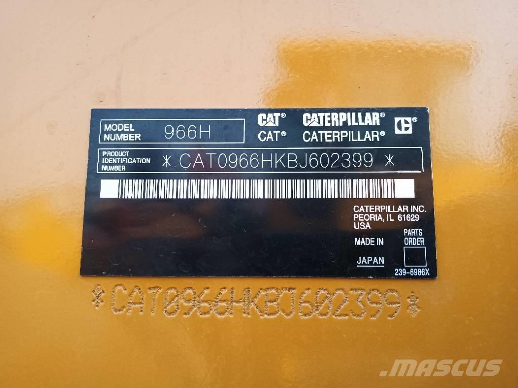 CAT 966 H Kolové nakladače