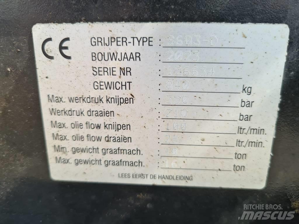 Zijtveld 600d Klešťové drapáky