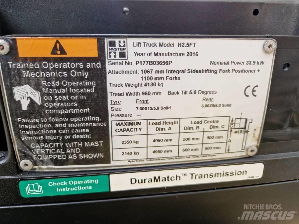 Hyster H2,5FT Dieselové vozíky