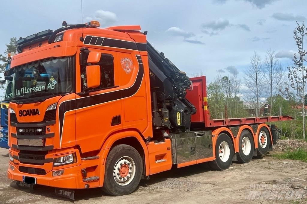 Scania R 500 Autojeřáby, hydraulické ruky