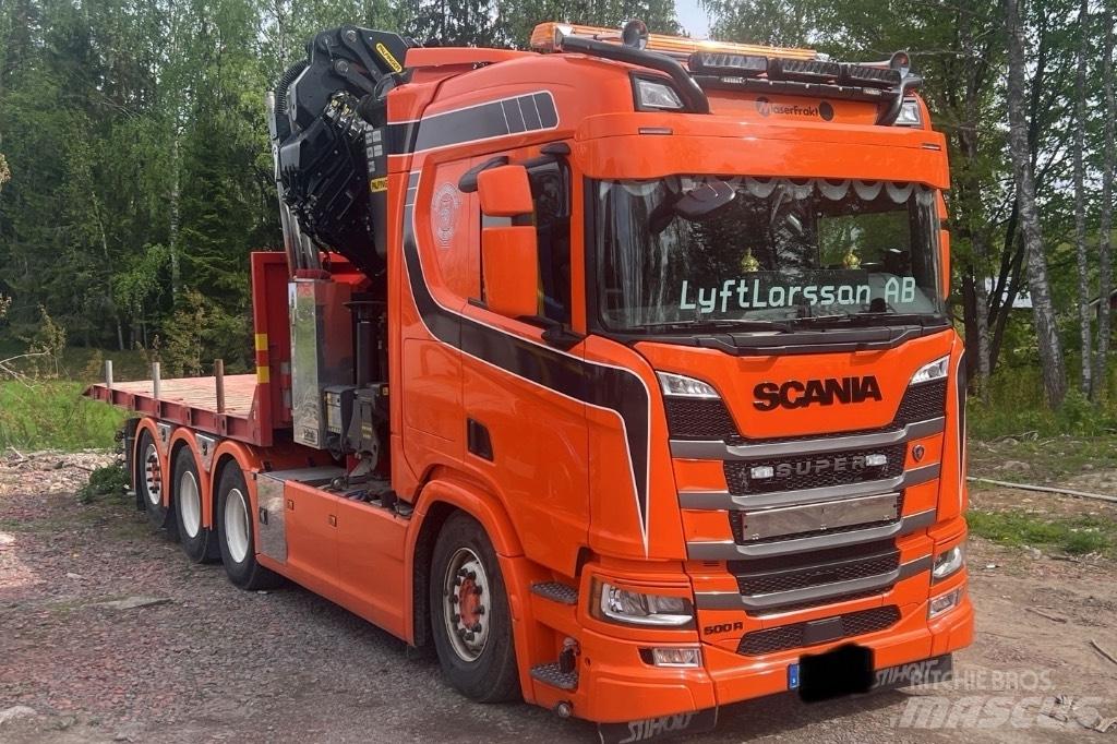 Scania R 500 Autojeřáby, hydraulické ruky