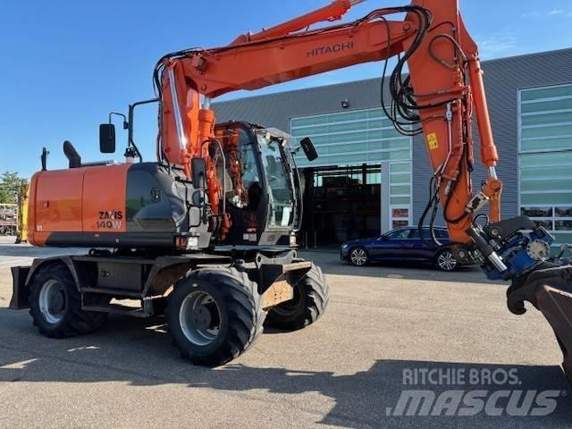 Hitachi ZX 140 W-5 Kolová rýpadla