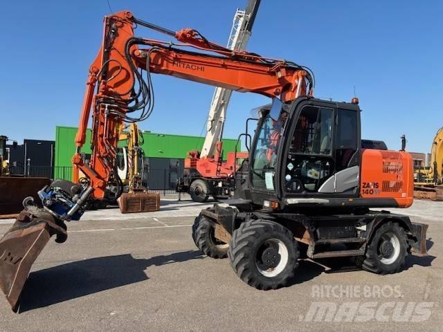 Hitachi ZX 140 W-5 Kolová rýpadla