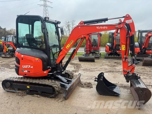 Kubota U 27-4 Mini rýpadla < 7t