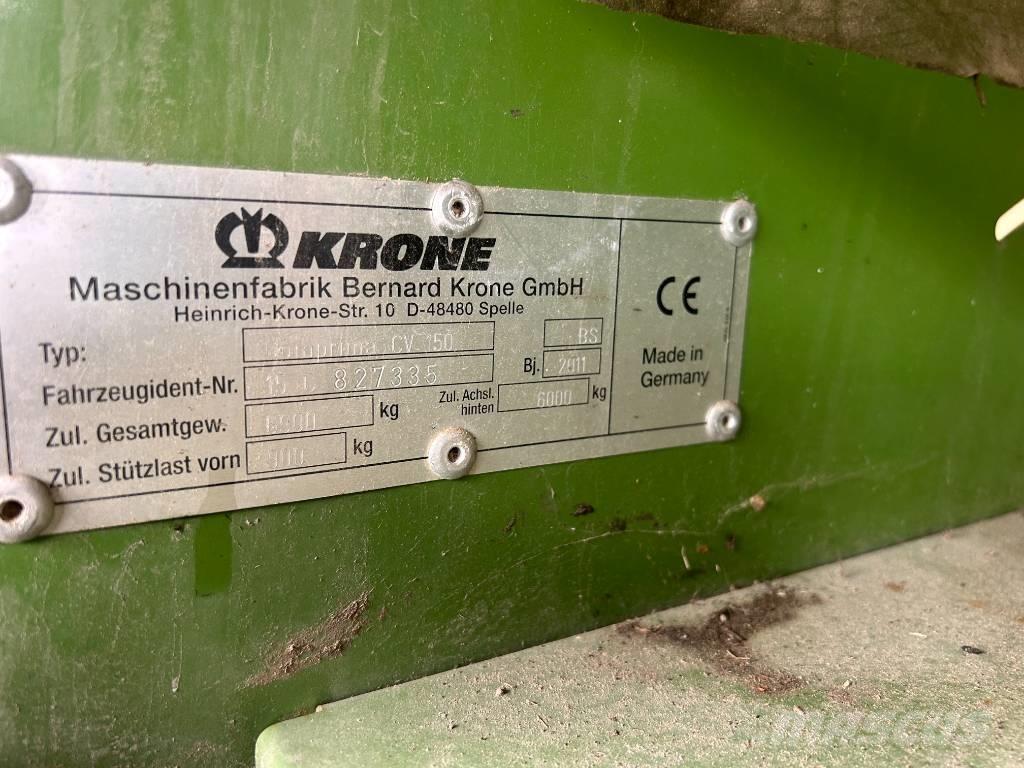 Krone CV150XC Lis na válcové balíky