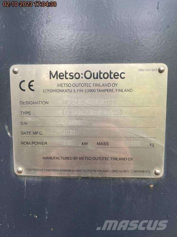 Metso LT120 Drtící zařízení
