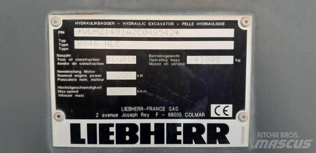 Liebherr R946 Pásová rýpadla