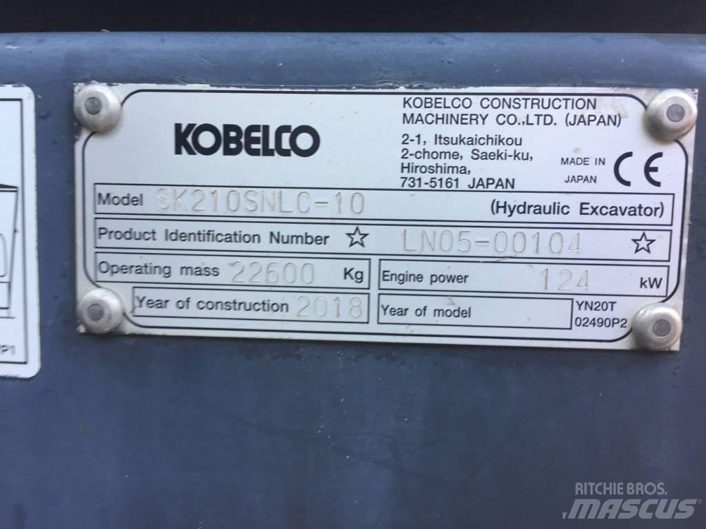 Kobelco SK210NLC Pásová rýpadla