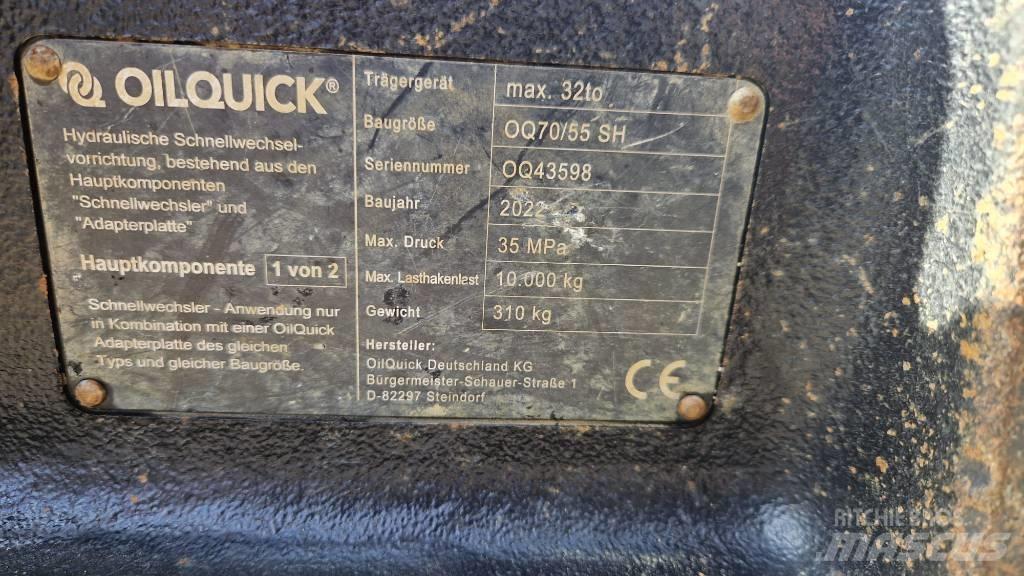 OilQuick OQ70/55 Rychlospojky